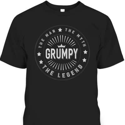 Father's Day T-Shirt The Man The Myth The Legend Gift For