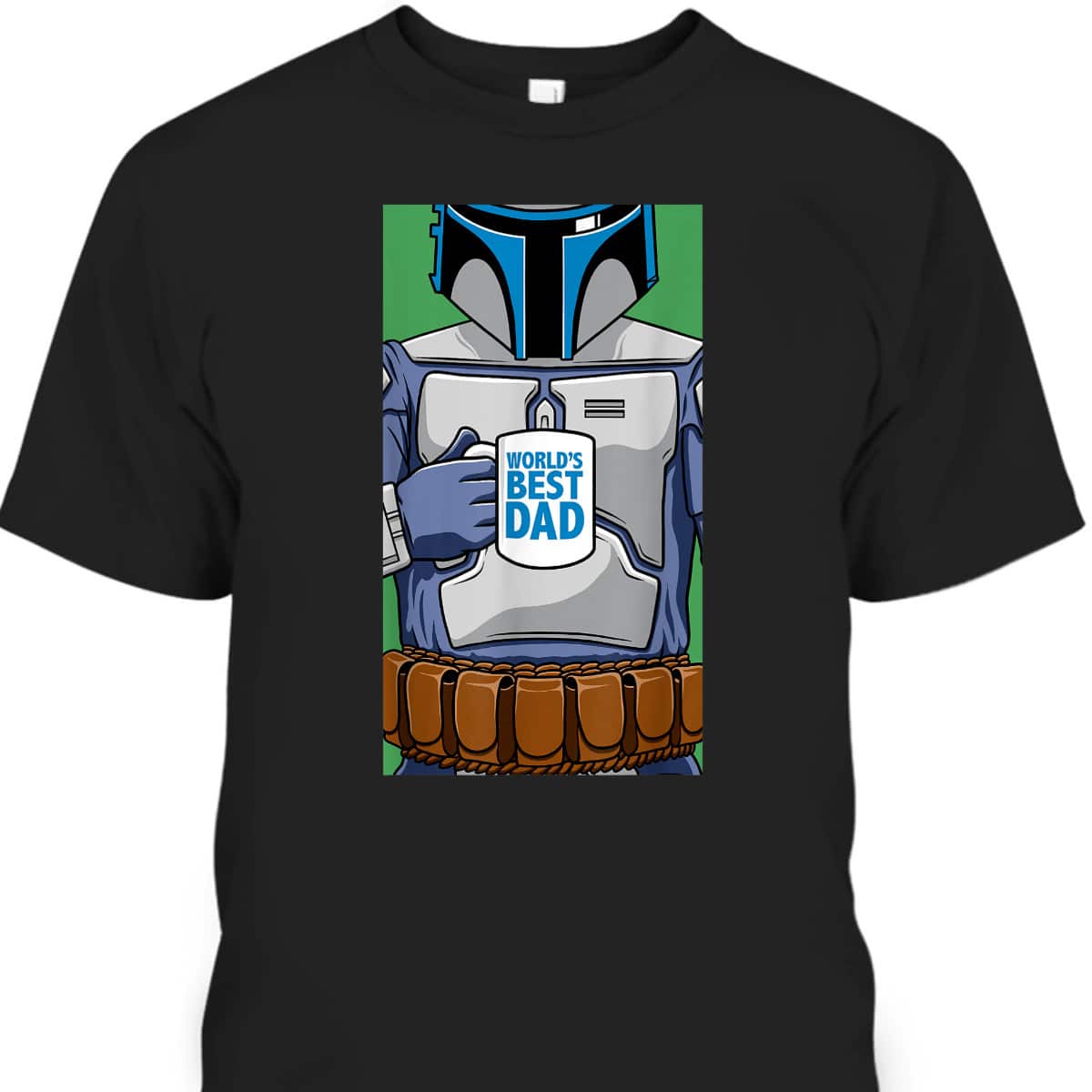 Star Wars Jango Fett Father's Day T-Shirt World's Best Dad Star Wars Jango Fett Father's Day T-Shirt World's Best Dad