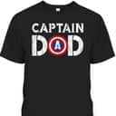 Vintage Captain American Flag Father's Day T-Shirt Vintage Captain American Flag Father's Day T-Shirt