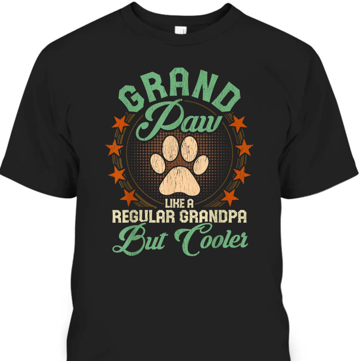 Father's Day T-Shirt Grand Paw Gift For Dog Lovers