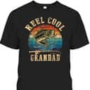 Vintage Reel Cool Grandad Father's Day T-Shirt Gift For Fishing Lovers Vintage Reel Cool Grandad Father's Day T-Shirt Gift For Fishing Lovers