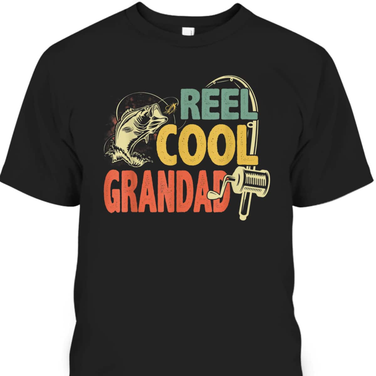 Vintage Reel Cool Grandad Father's Day Gift For Grandpa From Grandson T-Shirt Vintage Reel Cool Grandad Father's Day Gift For Grandpa From Grandson T-Shirt