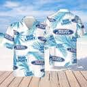 Bud Light Hawaiian Shirt Palm Leaves Pattern Beer Lovers Gift Bud Light Hawaiian Shirt Palm Leaves Pattern Beer Lovers Gift