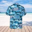 Bud Light Beer Hawaiian Shirt Beach Pattern Gift For Him And Her Bud Light Beer Hawaiian Shirt Beach Pattern Gift For Him And Her