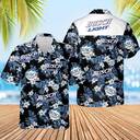 Busch Light Hawaiian Shirt Blue Flora Gift For Holiday Busch Light Hawaiian Shirt Blue Flora Gift For Holiday