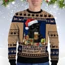 Black Cat All I Want For Christmas Is Coors Banquet Ugly Christmas Sweater Black Cat All I Want For Christmas Is Coors Banquet Ugly Christmas Sweater