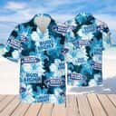Bud Light Hawaiian Shirt Hibiscus Flower Pattern Beach Lovers Gift Bud Light Hawaiian Shirt Hibiscus Flower Pattern Beach Lovers Gift