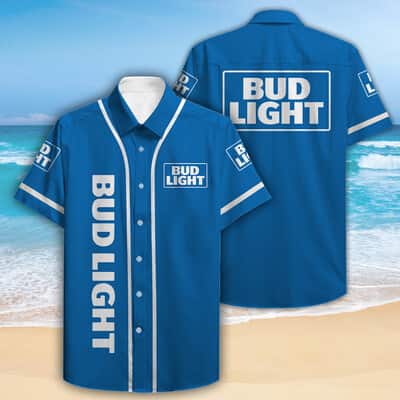 Basic Bud Light Hawaiian Shirt Beer Lovers Gift Basic Bud Light Hawaiian Shirt Beer Lovers Gift
