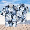 Busch Light Hawaiian Shirt Flower Pattern Beach Gift For Friend Busch Light Hawaiian Shirt Flower Pattern Beach Gift For Friend