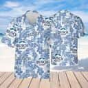 Busch Light Beer Hawaiian Shirt Tropical Flower Pattern Busch Light Beer Hawaiian Shirt Tropical Flower Pattern