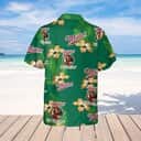 Miller High Life Hawaiian Shirt Hibiscus Flower Pattern Beach Lovers Gift