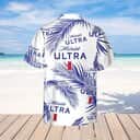 Michelob Ultra Beer Hawaiian Shirt Palm Leaves Pattern Beach Lovers Gift Michelob Ultra Beer Hawaiian Shirt Palm Leaves Pattern Beach Lovers Gift