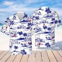Michelob Ultra Hawaiian Shirt Beach Pattern Gift For Beer Lovers Michelob Ultra Hawaiian Shirt Beach Pattern Gift For Beer Lovers