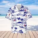 Michelob Ultra Hawaiian Shirt Beach Pattern Gift For Beer Lovers Michelob Ultra Hawaiian Shirt Beach Pattern Gift For Beer Lovers