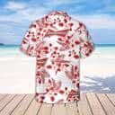 Budweiser Hawaiian Shirt Tropical Flower Pattern Beach Lovers Gift