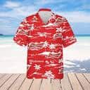 Red Aloha Budweiser Beer Hawaiian Shirt Beach Pattern Red Aloha Budweiser Beer Hawaiian Shirt Beach Pattern