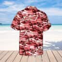 Vintage Budweiser Hawaiian Shirt Sea Island Pattern Vintage Budweiser Hawaiian Shirt Sea Island Pattern