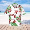Budweiser Beer Hawaiian Shirt Hibiscus Flower Pattern Budweiser Beer Hawaiian Shirt Hibiscus Flower Pattern