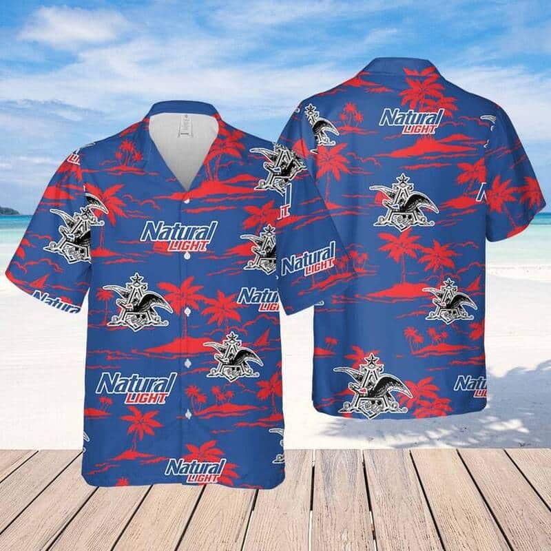 Natural Light Hawaiian Shirt Beach Gift For Beer Lovers Natural Light Hawaiian Shirt Beach Gift For Beer Lovers