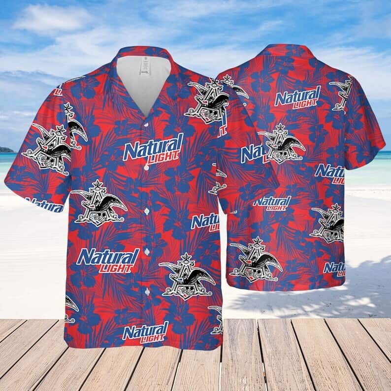 Natural Light Hawaiian Shirt Tropical Flower Pattern Practical Beach Gift Natural Light Hawaiian Shirt Tropical Flower Pattern Practical Beach Gift
