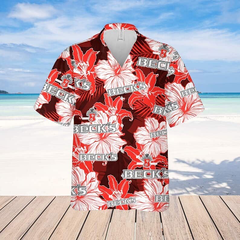 Beck's Beer Hawaiian Shirt Gift For Beach Lovers Beck's Beer Hawaiian Shirt Gift For Beach Lovers