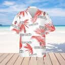 Beck's Beer Palm Leaves Pattern Hawaiian Shirt