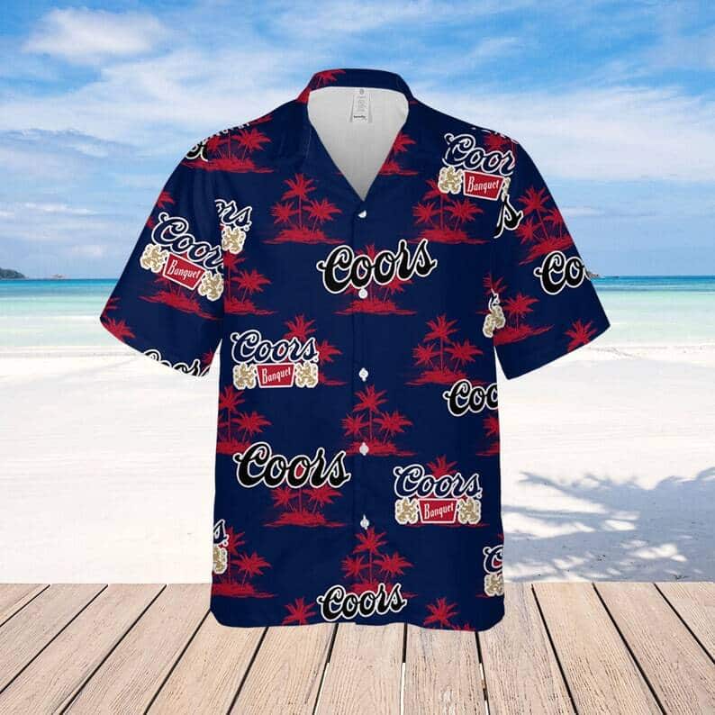 Coors Banquet Beer Island Pattern Hawaiian Shirt Coors Banquet Beer Island Pattern Hawaiian Shirt