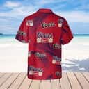 Coors Banquet Beer Palm Leaves Pattern Hawaiian Shirt