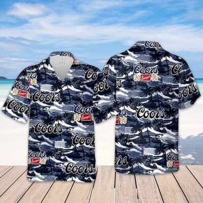 Coors Banquet Island Pattern Hawaiian Shirt Beer Lovers Gift