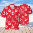 Duvel Beer Hawaiian Shirt Coconut Island Pattern
