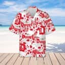 Duvel Beer Hawaiian Shirt Tropical Flower Pattern Gift For Beach Lovers