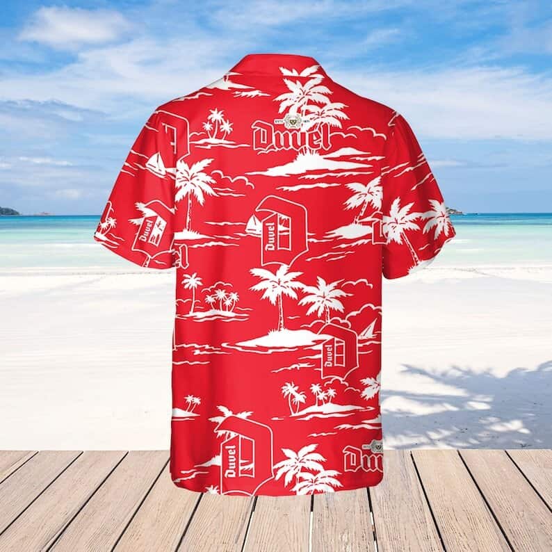 Duvel Beer Beach Pattern Hawaiian Shirt