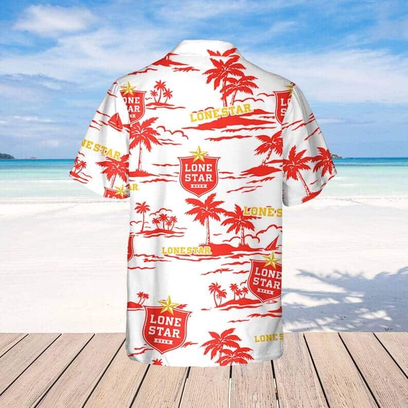 Lone Star Beer Beach Pattern Hawaiian Shirt Lone Star Beer Beach Pattern Hawaiian Shirt