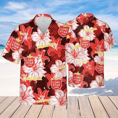Lone Star Tropical Flower Pattern Hawaiian Shirt Lone Star Tropical Flower Pattern Hawaiian Shirt
