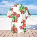 Lone Star Beer Hibiscus Flower Pattern Hawaiian Shirt Lone Star Beer Hibiscus Flower Pattern Hawaiian Shirt