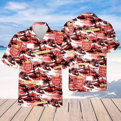 Lone Star Island Pattern Hawaiian Shirt Beach Gift For Friend Lone Star Island Pattern Hawaiian Shirt Beach Gift For Friend