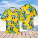 Corona Extra Hibiscus Flower Pattern Hawaiian Shirt Corona Extra Hibiscus Flower Pattern Hawaiian Shirt