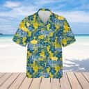 Corona Extra Tropical Flower Pattern Hawaiian Shirt Beach Gift For Friend Corona Extra Tropical Flower Pattern Hawaiian Shirt Beach Gift For Friend