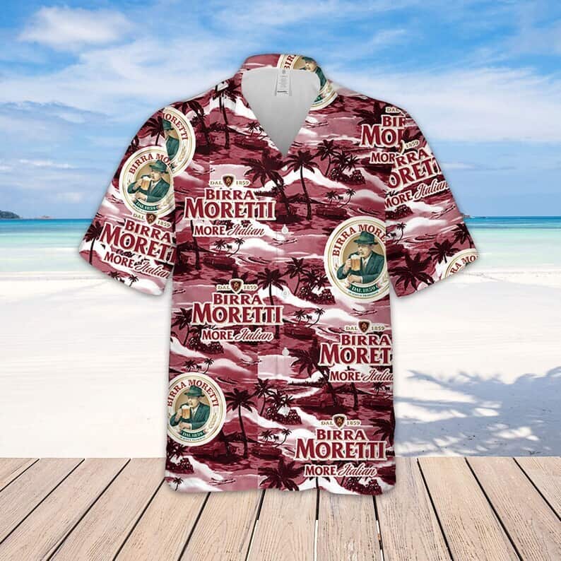 Birra Moretti Beer Island Pattern Hawaiian Shirt Beach Gift For Friend Birra Moretti Beer Island Pattern Hawaiian Shirt Beach Gift For Friend