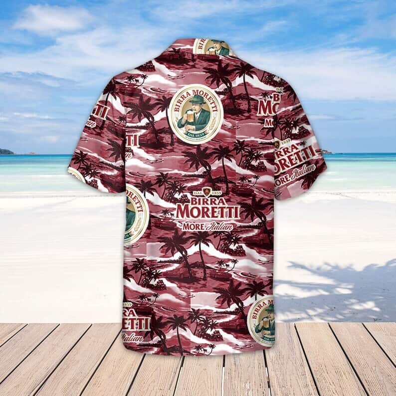 Birra Moretti Beer Island Pattern Hawaiian Shirt Beach Gift For Friend Birra Moretti Beer Island Pattern Hawaiian Shirt Beach Gift For Friend