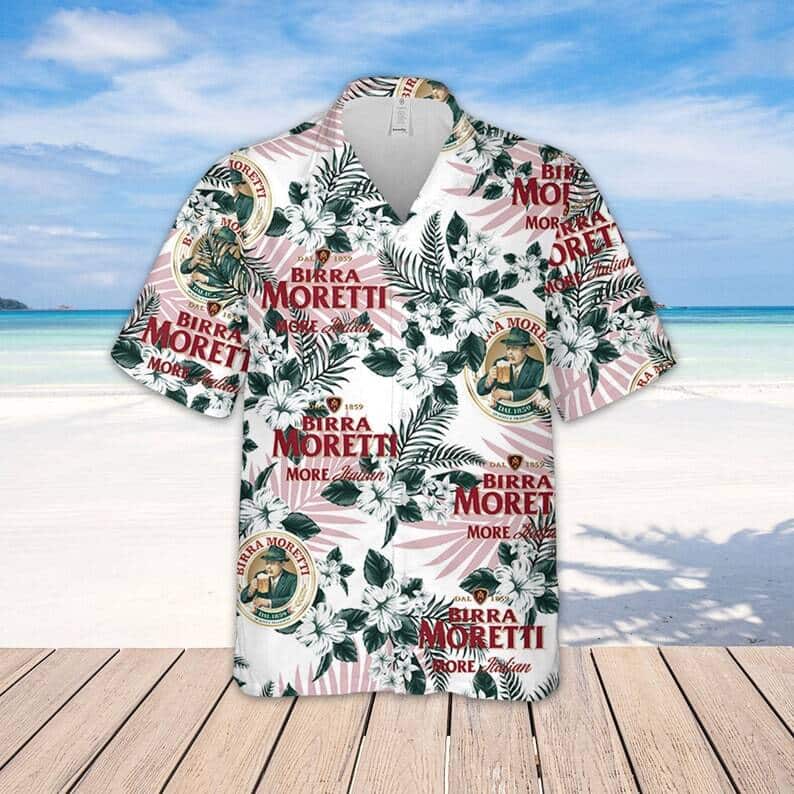 Birra Moretti Hawaiian Shirt Beach Gift For Beer Lovers Birra Moretti Hawaiian Shirt Beach Gift For Beer Lovers