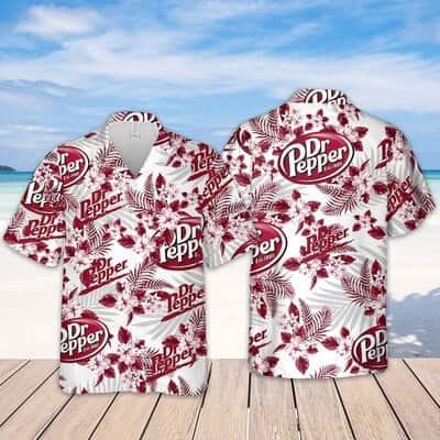 Dr.Pepper Hawaiian Shirt Tropical Flower Pattern Beach Lovers Gift Dr.Pepper Hawaiian Shirt Tropical Flower Pattern Beach Lovers Gift