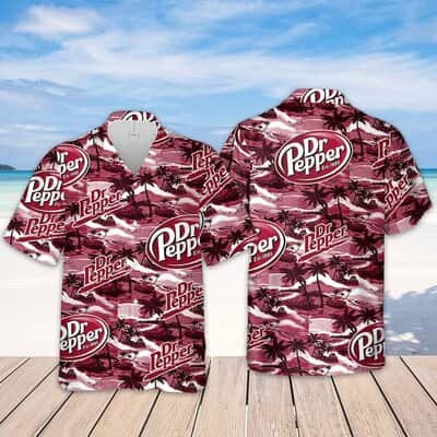 Dr.Pepper Beer Hawaiian Shirt Island Pattern Gift For Beach Holiday Dr.Pepper Beer Hawaiian Shirt Island Pattern Gift For Beach Holiday