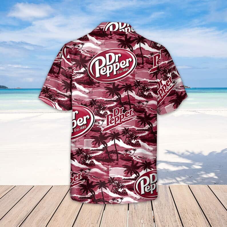Dr.Pepper Beer Hawaiian Shirt Island Pattern Gift For Beach Holiday Dr.Pepper Beer Hawaiian Shirt Island Pattern Gift For Beach Holiday
