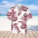 Dr.Pepper Hawaiian Shirt Palm Leaves Pattern Beach Lovers Gift