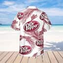 Dr.Pepper Hawaiian Shirt Palm Leaves Pattern Beach Lovers Gift