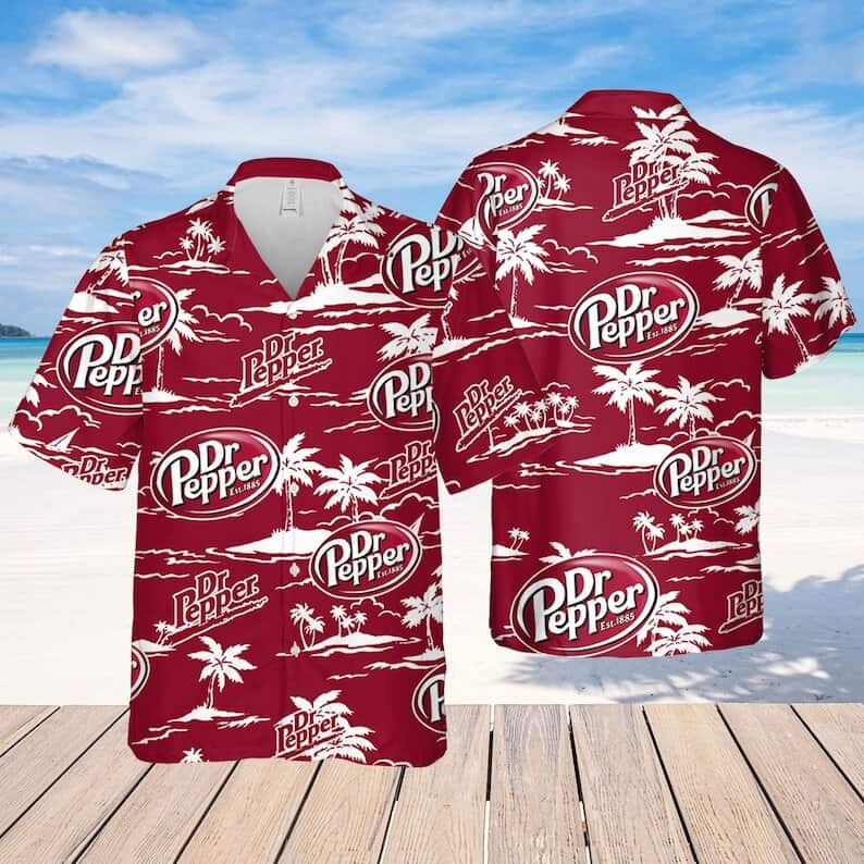 Dr.Pepper Beer Hawaiian Shirt Gift For Someone Who Loves The Beach