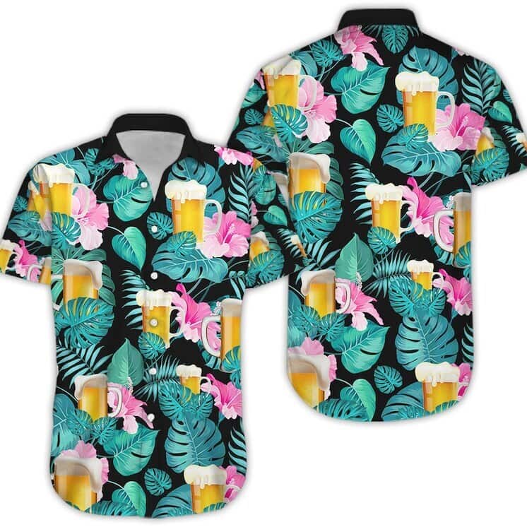 Beer Hawaiian Shirt Birthday Gift For Beach Lovers Beer Hawaiian Shirt Birthday Gift For Beach Lovers
