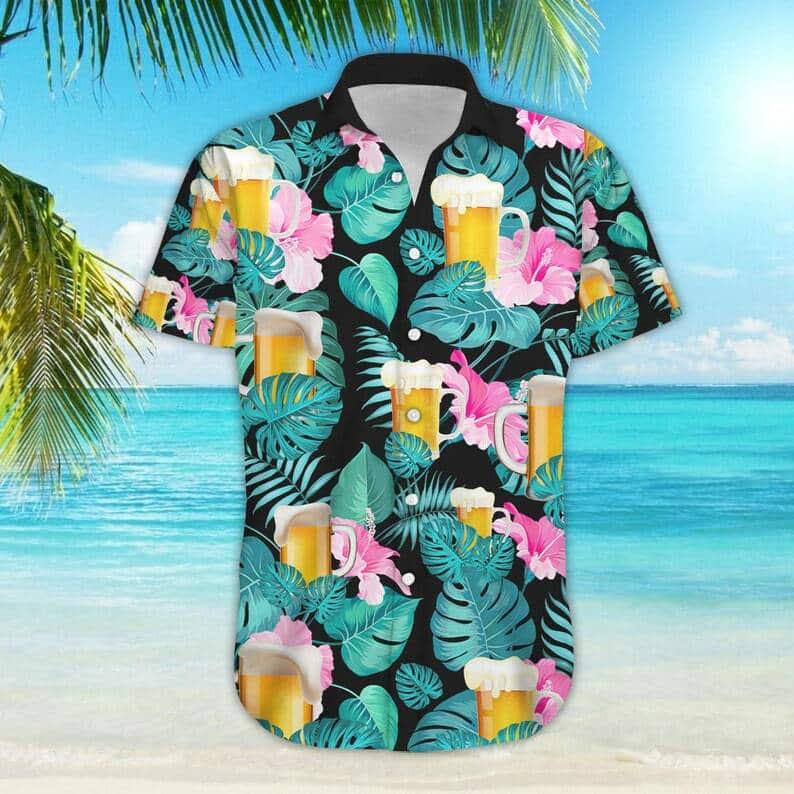 Beer Hawaiian Shirt Birthday Gift For Beach Lovers Beer Hawaiian Shirt Birthday Gift For Beach Lovers