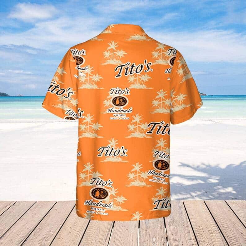 Tito's Vodka Hawaiian Shirt Island Pattern Beach Lovers Gift Tito's Vodka Hawaiian Shirt Island Pattern Beach Lovers Gift